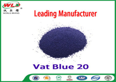 C I Vat Blue 20 آبی تیره Bo رنگرزی پنبه با رنگهای VAT اعتبار AAA
